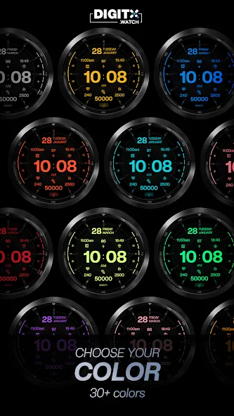 Crypt 53 Digital Watch Face screenshot 7