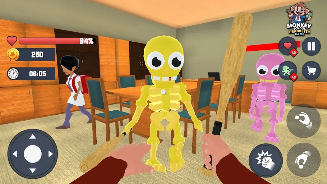 Monkey School Prankster Game screenshot 3