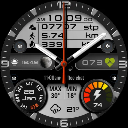 SY40 Watch Face for Wear OS screenshot 25