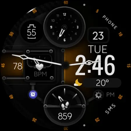 Dream 108 - Hybrid Watch Face screenshot 10