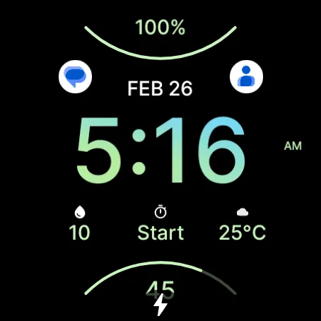 Sporty Daylight Watch Face screenshot 5