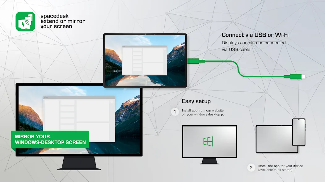 spacedesk - USB Display for PC screenshot 6