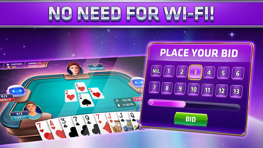 Spades: Classic Card Game screenshot 2