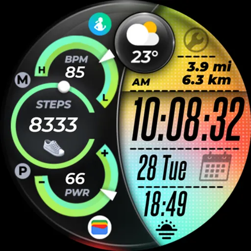 OMG 289 - Digital Watch Face screenshot 27