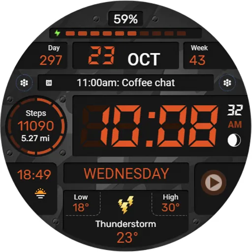 WFP 129 Military watch face screenshot 35