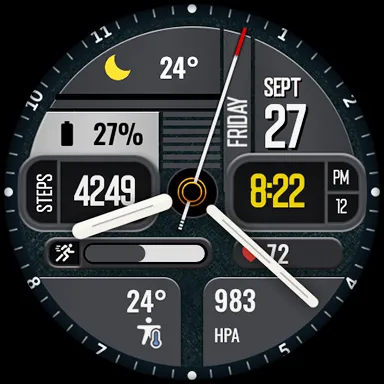 Tancha S89 Hybrid Watch Face screenshot 17