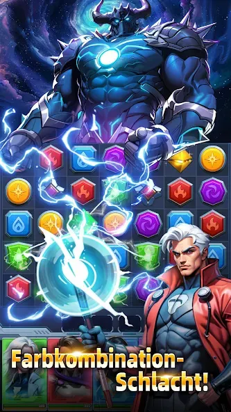 Superhelden & Puzzle: Match3 screenshot 1