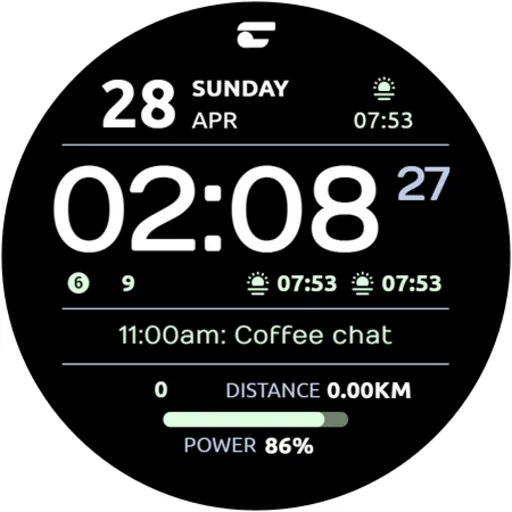 EXD035: Digital Watch Face screenshot 30