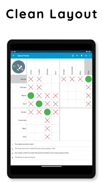 Logic Grid Puzzles: Brain Game screenshot 9
