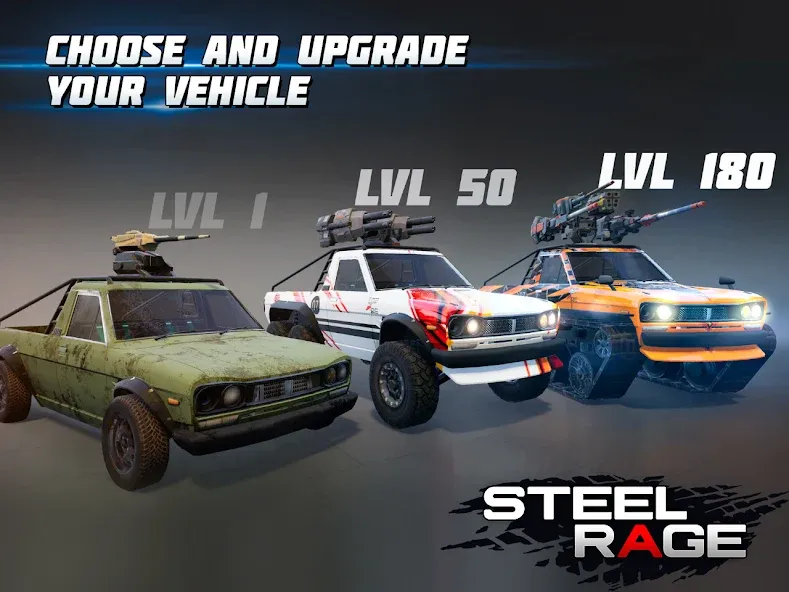 Steel Rage: Mech Cars PvP War screenshot 10