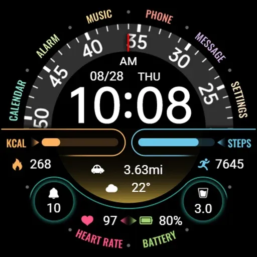 【Custom】Text Clock Turntable screenshot 41