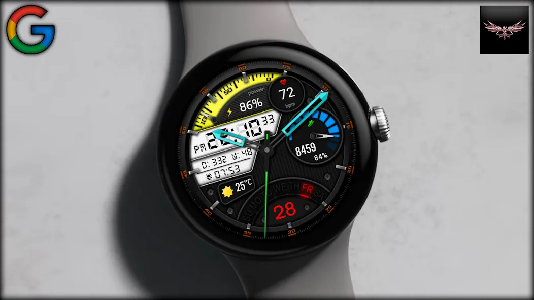 Ritech Digital Watch Face screenshot 2