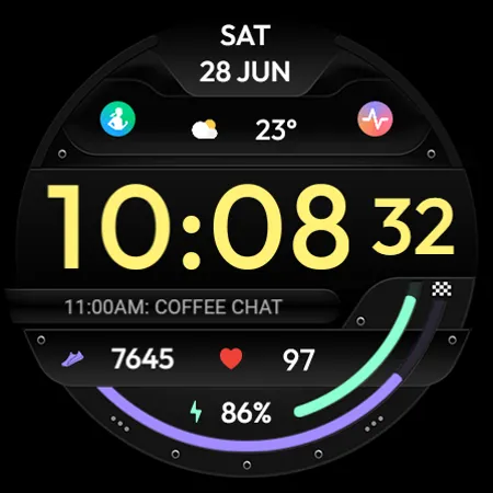 TVV Workout 5 Watch Face screenshot 11