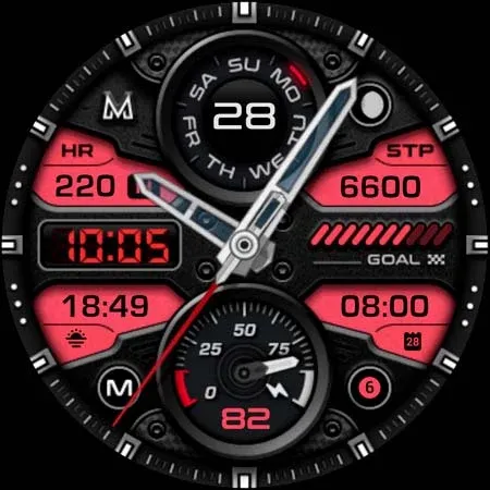 MD274 Analog watch face screenshot 13