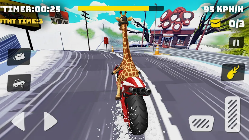 Crazy Griaffe Delivery Rider screenshot 2
