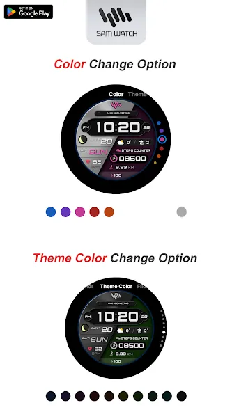 SamWatch Color Metal B screenshot 4