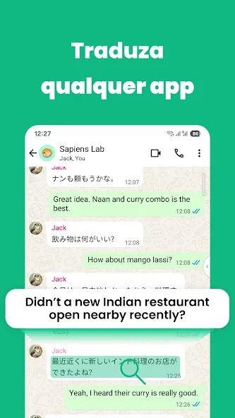 Tradução Instantânea na Tela screenshot 1