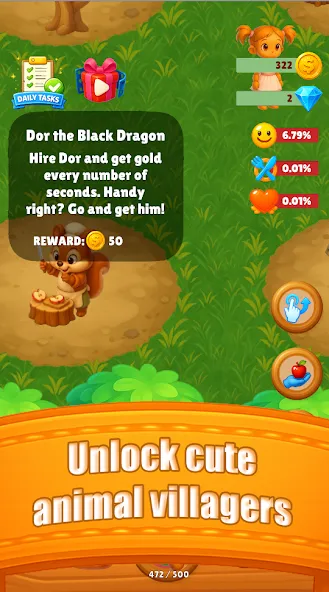Candice Pet friends idle town screenshot 2