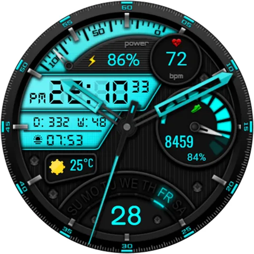 Ritech Digital Watch Face screenshot 23