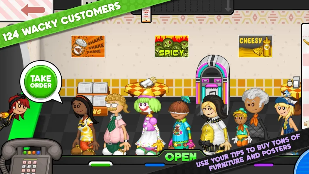 Papa's Cheeseria To Go! screenshot 2
