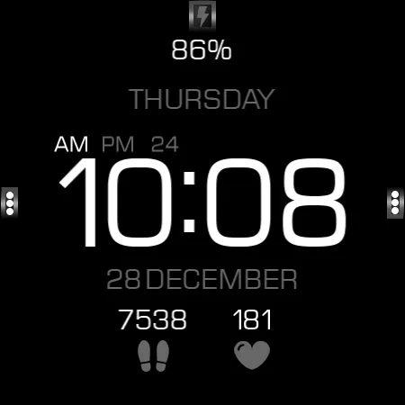 Key056 Digital Watch Face screenshot 27