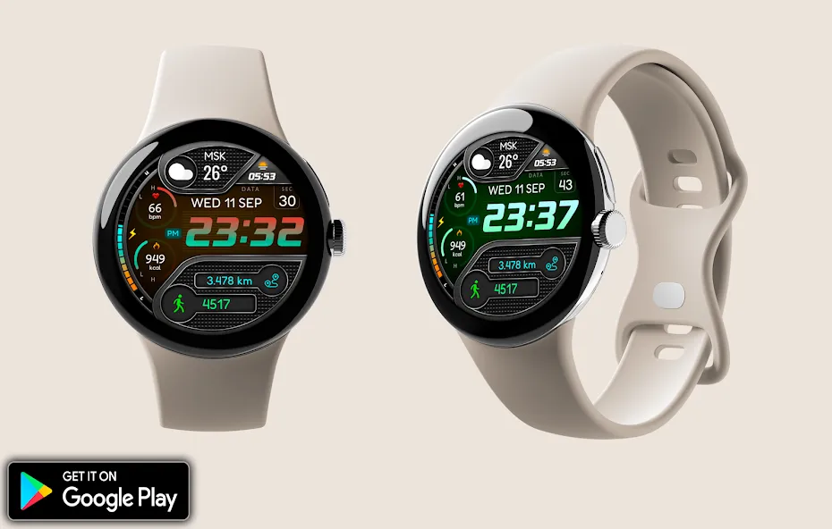 Digital Berulyk Watch Face screenshot 2