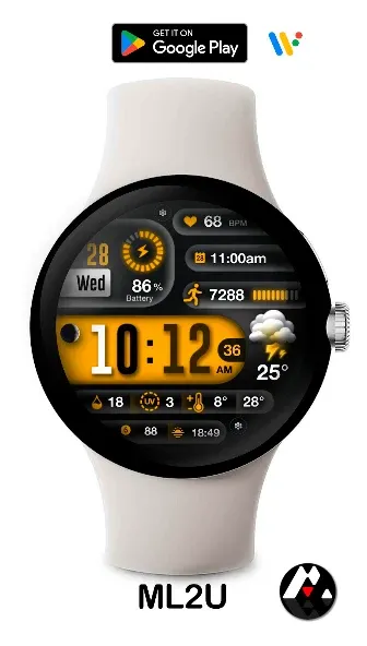 ML2U 256 Watch Face screenshot 3