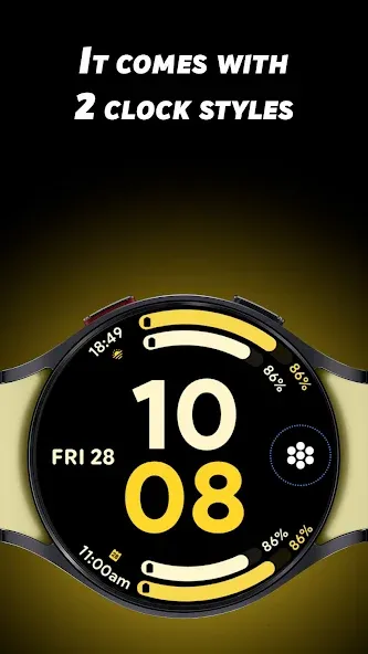 Digital Arc - Watch face screenshot 2