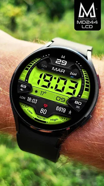 MD244 LCD Digital watch face screenshot 4