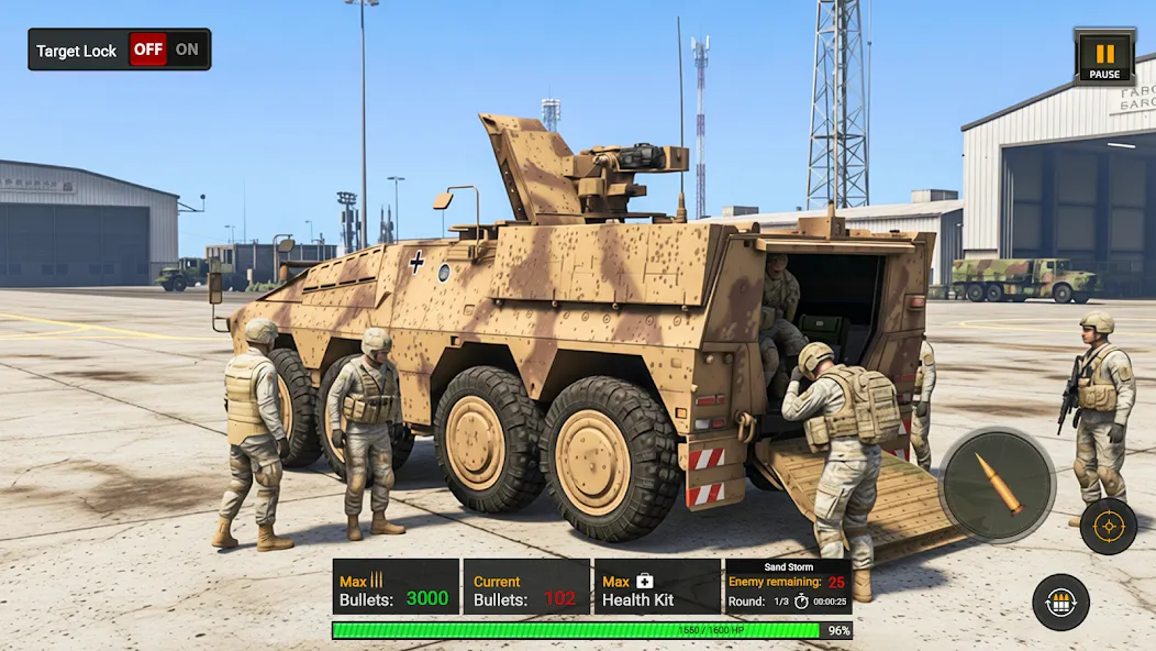Military Truck Cargo Game 3d screenshot 2