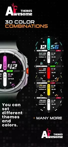 Digiglide - Digital Watch Face screenshot 3