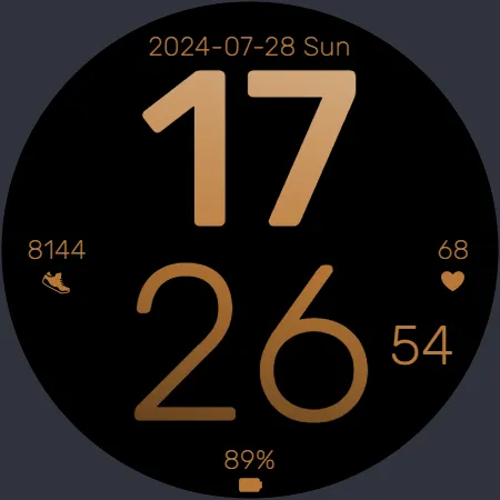 Rose Gold Elegant Watch Face screenshot 6
