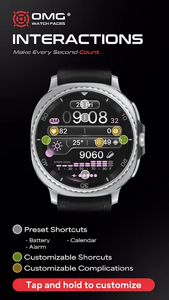 OMG 426 - Digital Watch Face screenshot 3