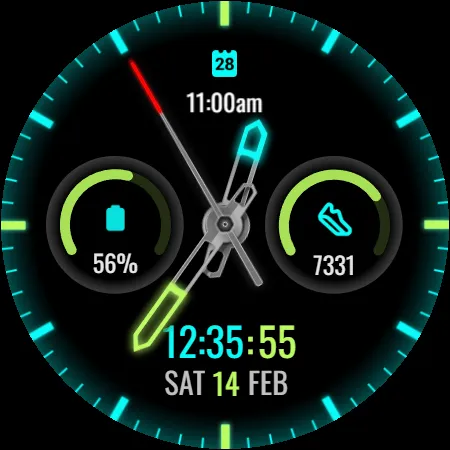 Hybrid watch face H2 screenshot 26
