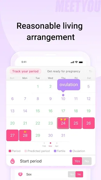 MeetYou - Period Tracker screenshot 3