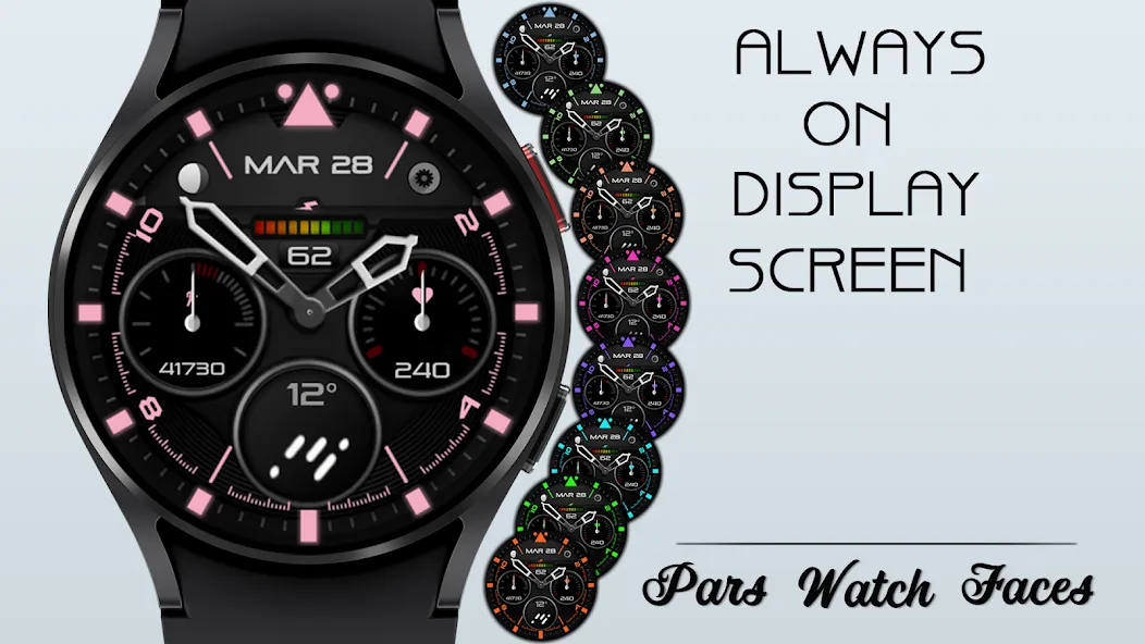 Pars Lena Analog Watch Face screenshot 7