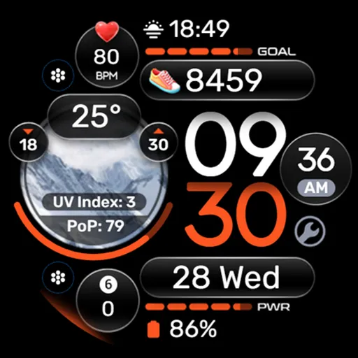 Weather Watch Face - OMG 373 screenshot 25