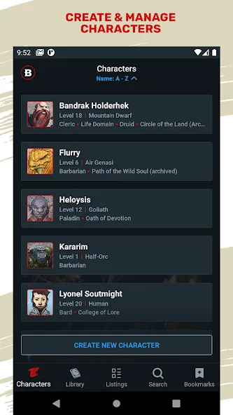 D&D Beyond screenshot 2