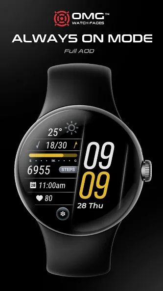 OMG 23 - Digital Watch Face screenshot 6