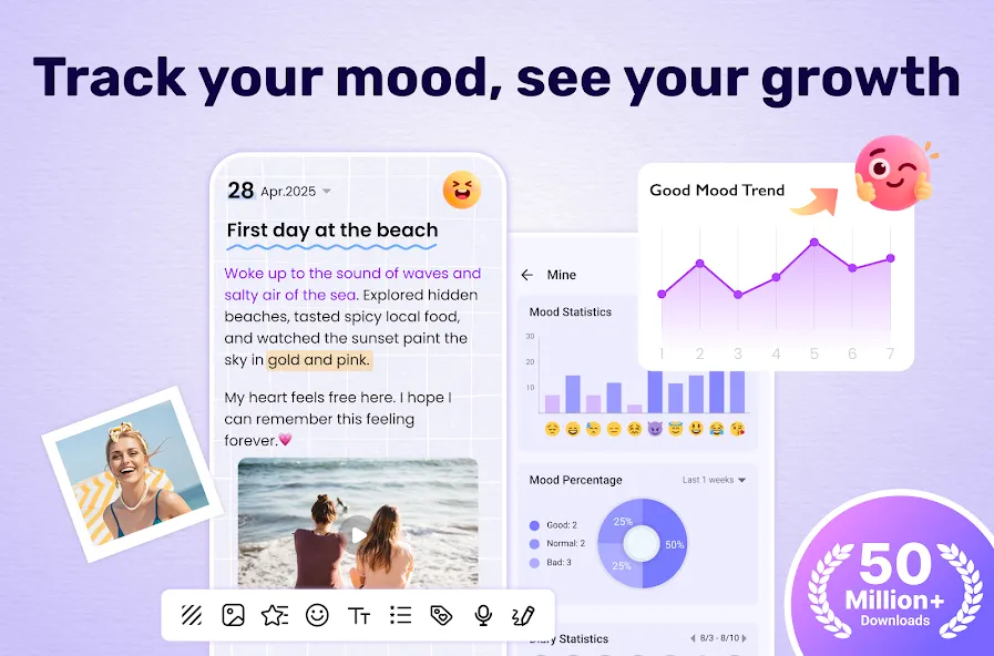 My Diary - Daily Diary Journal screenshot 1