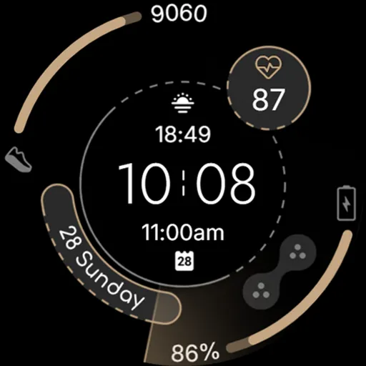QuanTick 02 Minimal Watch Face screenshot 29