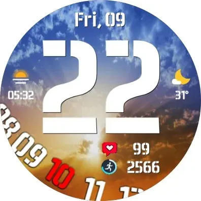 N-SPORT660 Weather Big Digital screenshot 13