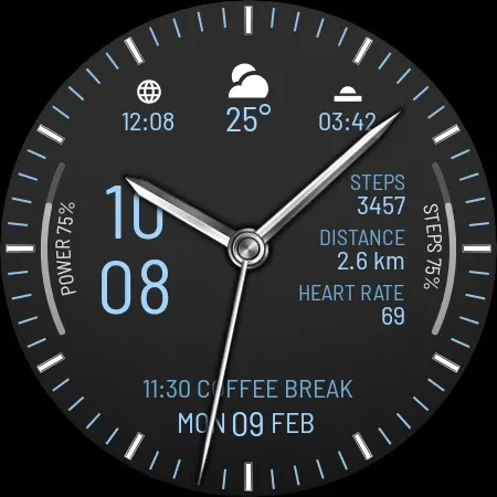 Node N1 Analog Watch Face screenshot 23