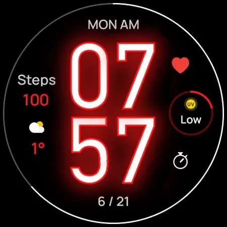 Glow Digital: Watch face screenshot 9