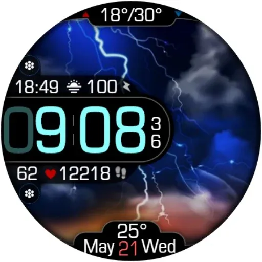 Animated Minimal Weather ECO60 screenshot 19