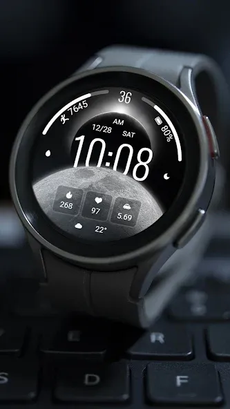 ZKin Watch Face Crescent Moon screenshot 6