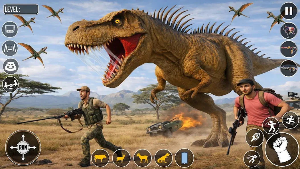 Dinosaur Family Hunting Game screenshot 4