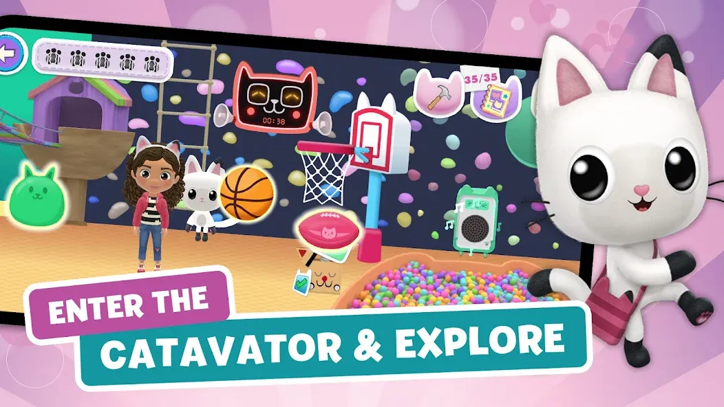 Gabbys Dollhouse: Cat Games screenshot 5