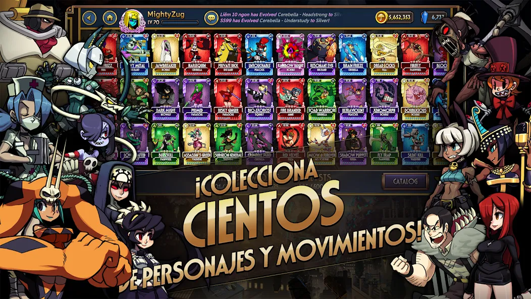 Skullgirls: RPG de Lucha screenshot 3