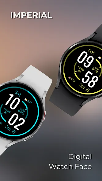 Imperial: Digital Watch Face screenshot 1